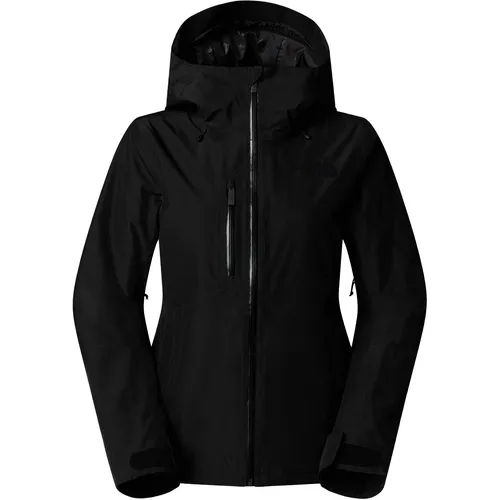 The North Face Women Descendit Jacket TNF Black (XL) - Jacke für Damen, wasserdicht und atmungsaktiv mit Heatseeker Eco-Isolierung für optimale Wärme - ideal zum Skifahren und Snowboarden.
