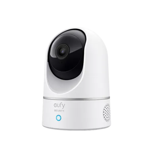 eufy Security Indoor Cam E220 - 2K WLAN Überwachungskamera - Überwachungskamera für Innenräume mit 2K Auflösung, Personen- und Haustiererkennung sowie Nachtsicht – ideal für Smart-Home-Integration und umfassende Sicherheit.