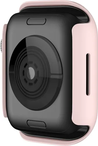 Für Apple Watch Serie 9 8 7 45mm Schock TPU Silikon Hülle Cover Pink