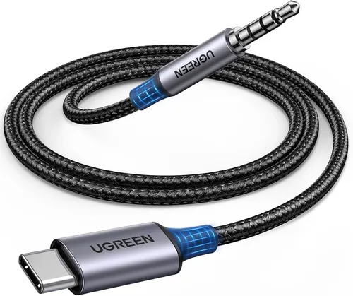 UGREEN USB C auf Klinke Aux Kabel 2m 3,5mm Audio Adapterkabel mit DAC Chip Handy