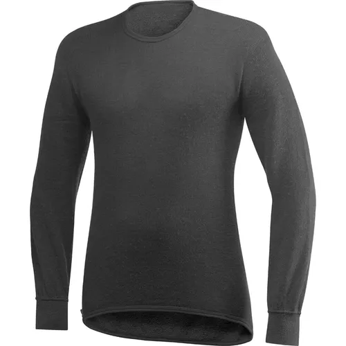 Woolpower Crewneck 200 grey (S) - Funktionsunterwäsche aus hochfeiner Merinowolle, bietet optimale Isolation und Wärme, auch im feuchten Zustand. Ideal für kalte Temperaturen und aktive Bewegungen.
