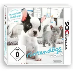 Nintendogs + Cats: Französische Bulldogge - Simulation für Nintendo 3DS mit lebensechten 3D-Welpen und Kätzchen, die auf Bewegungen reagieren – ideal für Tierliebhaber!