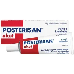 Posterisan akut bei Hämorrhoiden 50mg/g Rektalsalbe
