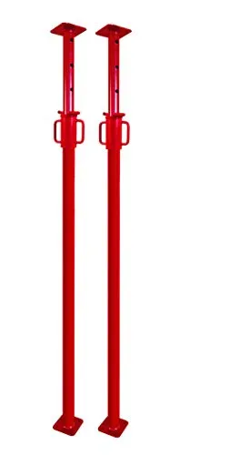 GBM Baustütze 1,6m bis 2,9m | Universalstütze mit Sicherheitshaken - Heber für Gipskartonplatten, verstellbar von 1,60 m bis 2,90 m, maximale Traglast von 1.600 kg, ideal für sichere und präzise Montagearbeiten.