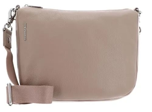 Mandarina Duck Mellow Leather Hobo Umhängetasche - Warm Taupe - Stylische Umhängetasche aus hochwertigem Leder, ideal für den Alltag. Mit einem praktischen Schultergurt und einem Volumen von 8 Litern.