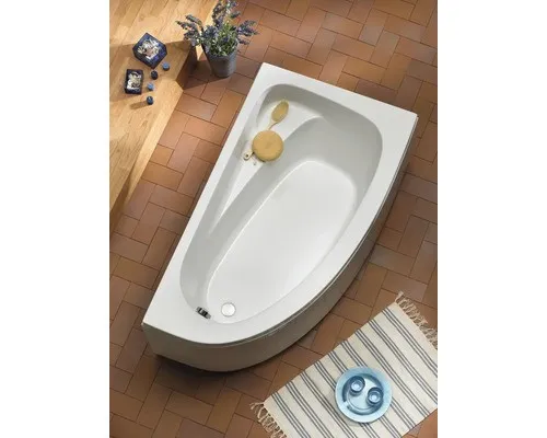 Badewanne OTTOFOND Campus 90 x 160 cm - Moderne Acryl-Badewanne in weiß glänzend, ideal für entspannende Badeerlebnisse und platzsparendes Design in Ihrem Badezimmer.