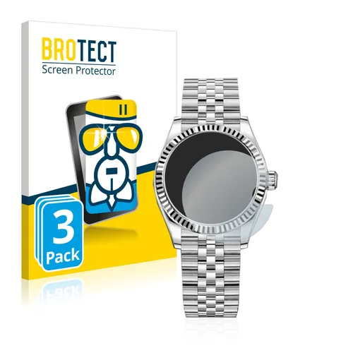 3x BROTECT Panzerfolie Schutzglas für Rolex Datejust 31 Display 9H Zubehör