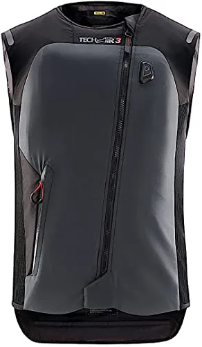 Alpinestars Tech-Air 3 Airbag Weste - Größe M, schwarz - Sonstige Motorradbekleidung mit autonomem Airbagsystem für optimale Sicherheit, aktiviert durch einen magnetischen Reißverschluss.