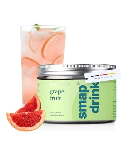 Everydays SMAP Drink Grapefruit 300g Dose - Veganer Protein-Drink in erfrischender Grapefruit-Geschmacksrichtung. Ideal für den täglichen Genuss und zur Unterstützung einer ausgewogenen Ernährung.