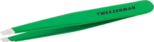 Tweezerman Slant Tweezer Green Apple - Präzise Pinzette für perfekt geformte Augenbrauen. Der 25°-Schrägschnitt sorgt für einfaches und professionelles Arbeiten. Ideal für den täglichen Einsatz und ausgezeichnet in der Handhabung.
