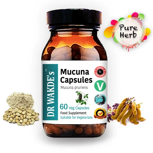 DR WAKDE'S Mucuna Kapseln | 60 Vegi Caps | 100% Pflanzenkraft - Hochwertige Mucuna Kapseln für die tägliche Ernährung. Vegan, ohne Zusatzstoffe und ideal für die Integration in einen ausgewogenen Lebensstil. Enthält reines Mucuna Samen für natürliche Unterstützung.
