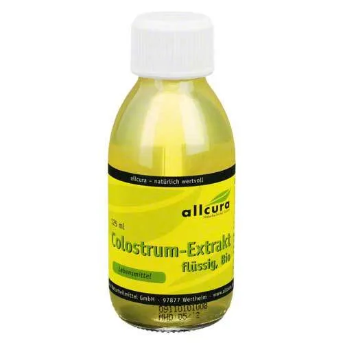 Colostrum Extrakt Flüssig Bio 125 ml - Rezeptfrei, hochwertige Flüssigkeit für natürliche Unterstützung der Gesundheit