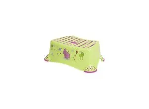 Lorelli Kinder Badhocker Hippo, rutschfester Tritthocker in Grün - Der rutschfeste Kinder Badhocker von Lorelli ermöglicht Ihrem Kind ein einfaches Erreichen von Waschbecken und Toilette. Mit Gumminoppen für sicheren Stand, ideal für den täglichen Einsatz.