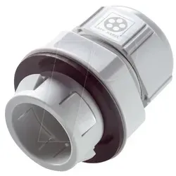 Lapp SKINTOP CLICK M25 Kabelverschraubung - 25 Stück, grau - Kabelverschraubungen für Solaranwendungen und Schaltschrankbau, innovative Technik ermöglicht bis zu 70% Zeiteinsparung ohne Gegenmutter.