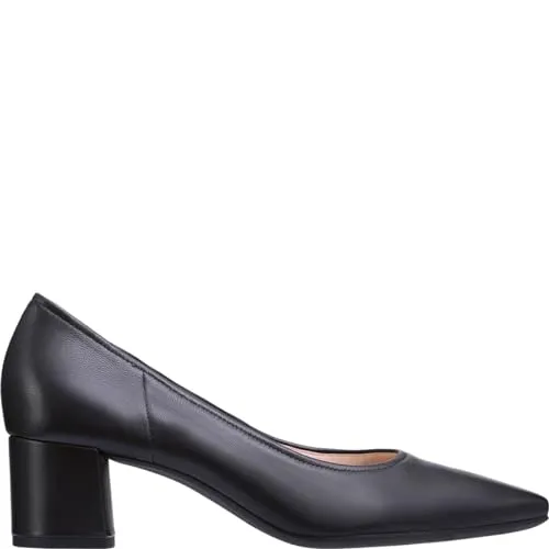 Högl Pumps Leder Pumps schwarz 41 EU - Elegante Pumps in Größe 41 aus hochwertigem Leder, mit 5 cm Blockabsatz für optimalen Tragekomfort – ideal für jeden Anlass.