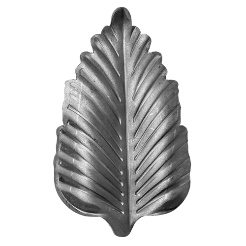 UHRIG Dekoratives Calla Blatt aus Stahl schmiedeeisen Ornament Stahl Eisen