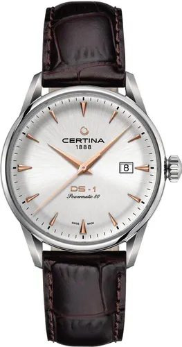 Certina DS Powermatic 80 Herren Automatikuhr - Herrenuhren mit 80h Gangreserve, edlem Edelstahlgehäuse und hochwertigem Saphirglas für langlebige Eleganz.