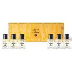 Acqua di Parma Miniatur Set 6 x 5 ml - Entdecken Sie die Düfte - Kuratierte Auswahl ikonischer Düfte in einer stilvollen Box, inspiriert von traditioneller Handwerkskunst. Perfekt für Duftliebhaber und als Geschenkidee.