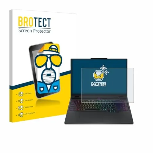 BROTECT Entspiegelungs-Schutzfolie für Lenovo Legion 5 15IRX10 83LY Matte Displayschutz-Folie, Anti-Reflex, Anti-Fingerprint