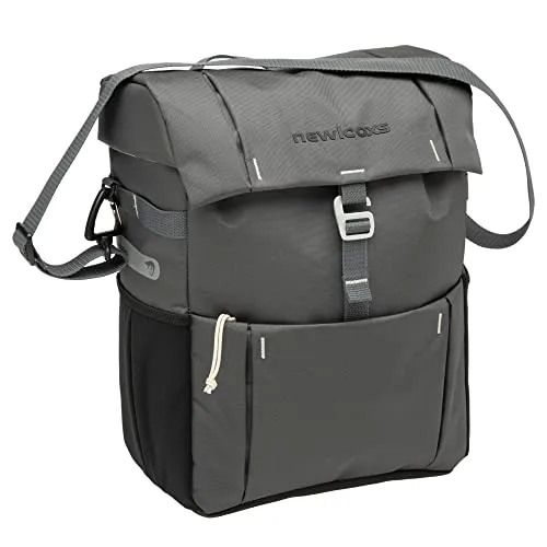 New Looxs Vigo Single - Wasserdichte Fahrradtasche für Gepäckträger - Vielseitige Fahrradtasche für jeden Einsatz, ideal für E-Bikes. Mit praktischem Schultergurt, Regenhülle und 18,5 Litern Stauraum für deine Utensilien.