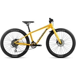 Orbea MX 24 Team Disc Kinderfahrrad - Mango (Gloss) - Black (Matt)