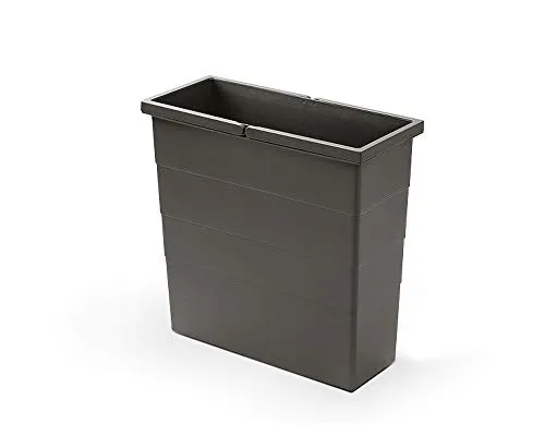 Hailo 18 Liter Inneneimer 1220369 dunkelgrau - Haushaltszubehör: Praktischer 18 Liter Inneneimer in stilvollem Basaltgrau, ideal für Abfallsorter CARGO-Synchro. Kompakte Maße: 385 x 166 x 380 mm.