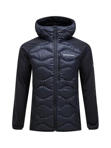 Herren Hybridjacke HELIUM DOWN HYBRID HOOD M - Funktionsjacke mit Kapuze, leicht und verstaubar, bietet optimale Bewegungsfreiheit durch Stretchjersey-Einsätze und Ärmel.