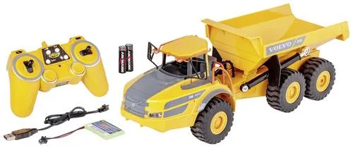 Carson Modellsport 907669 1:20 Muldenkipper Volvo A40G 100% RTR 1:20 Elektro RC Einsteiger Funktions