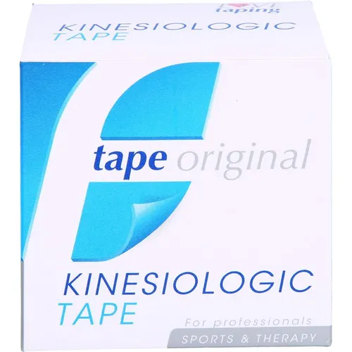 Kinesiologisches Tape blau - Bandagen für gezielte Unterstützung, ideal zur Schmerzlinderung und Verbesserung der Beweglichkeit.