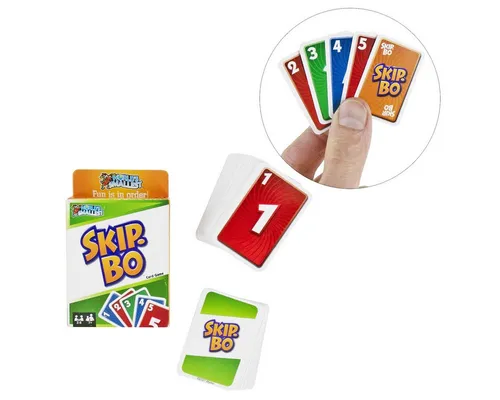 Worlds Smallest Super Impulse - Mini Skip-BO Kartenspiel, das weltbekannte Spiel in kompakter Form für Sammler ab 7 Jahren