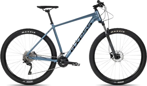 Axess ROGUE 29 Zoll Hardtail Mountainbike in Blau, 21 Zoll - Fahrrad mit Shimano Deore/XT 2x10 Antrieb für präzise Schaltperformance, hydraulischen Scheibenbremsen und 100 mm RockShox Federgabel – ideal für Offroad-Abenteuer und Trailfahrten.