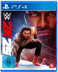 WWE 2K25 - PS4 - Erlebe das ultimative Wrestling-Spiel mit über 300 Charakteren, darunter Legenden und aktuelle Superstars. Neue Modi wie 2K Showcase und intergender Wrestling bieten unvergleichlichen Spielspaß!