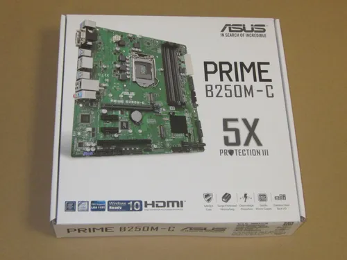 ASUS PRIME B250M-C MicroATX Mainboard, LGA1151, DDR4 (90MB0SQ0-M0EAYM)