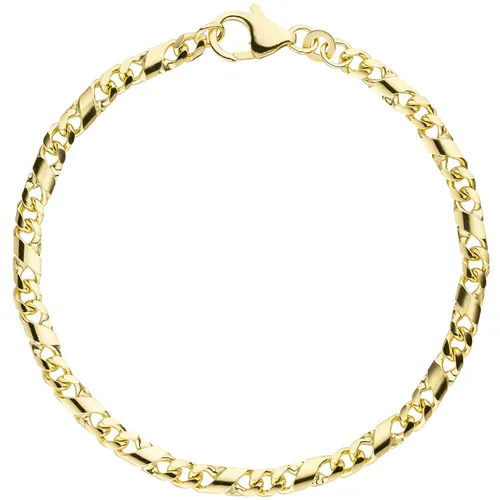 3,9mm Goldarmband aus 333 Gold, 19 cm, Unisex - Elegantes 3,9mm Goldarmband aus massivem 333er Gold, ideal für jeden Anlass. Mit einer Länge von 19 cm ist es perfekt tragbar und verleiht jedem Outfit das besondere Etwas.