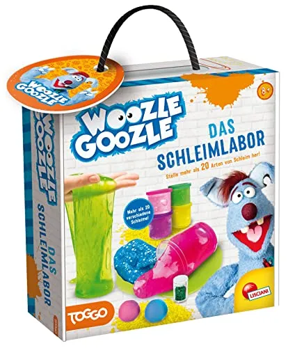 Lisciani - WOOZLE GOOZLE Das Schleimlabor - Entdecke 20 verschiedene Schleimarten mit diesem spannenden Experimentierkit für Kinder ab 6 Jahren. Fördert Kreativität und Experimentierfreude für kleine Wissenschaftler!