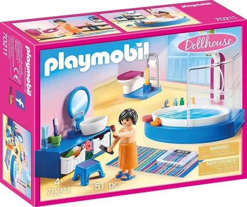 PLAYMOBIL Dollhouse 70985 - Mitnehm-Puppenhaus für Kinder ab 4 Jahren, ideal für kreative Rollenspiele und Abenteuer unterwegs