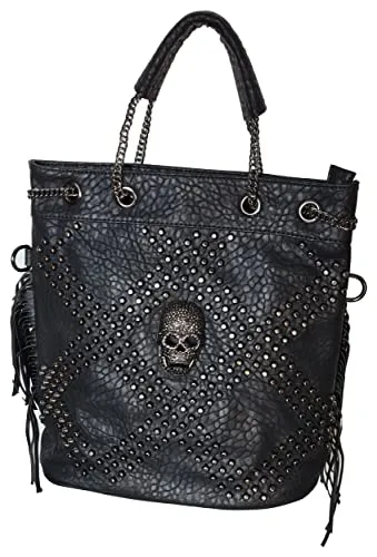 Einkaufszauber Bucket Handtasche Skull Totenkopf 3D BV389
