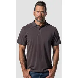 JP 1880 Herren Poloshirt in Übergrößen L-10XL - Sportives Poloshirt mit atmungsaktiver Piqué-Struktur in Graphitgrau, ideal für große Größen bis 10XL, geprüft nach OEKO-TEX Standard 100 für höchsten Tragekomfort.