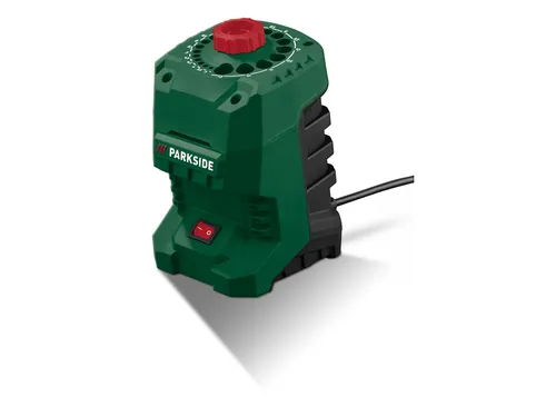 PARKSIDE Bohrerschärfgerät "PBSG 95 G6" mit 2 Schleifsteinen - Bohrmaschinen & Zubehör, einfaches und sicheres Schärfen von HSS-Bohrern in 20 Größen für optimale Ergebnisse.