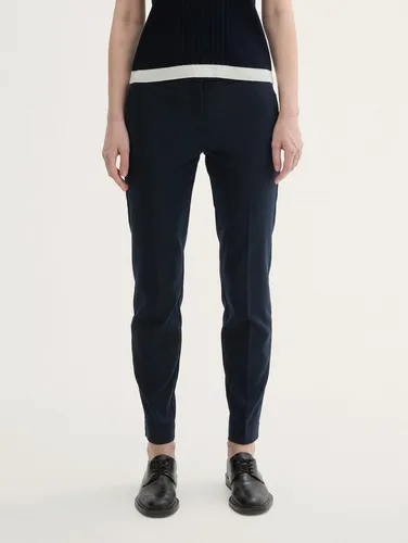 TOM TAILOR MIA Chino-Stoffhose blau 42 - Stoffhosen in slim fit, atmungsaktiv und pflegeleicht, ideal für den Sommer und casual Looks.