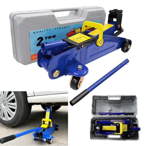 2t Hydraulischer Rangierwagenheber - Autoheber für PKW - Wagenheber mit lebenslanger Garantie, flacher Bauweise und einer Tragkraft von 2 t. Ideal für einfache und sichere Wartung Ihres Fahrzeugs.