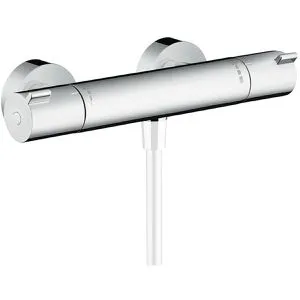 hansgrohe Ecostat 1001CL Brausethermostat - Aufputz, chrom, sicherer Komfort mit Temperaturbegrenzung und Wasserverbrauchsregulierung