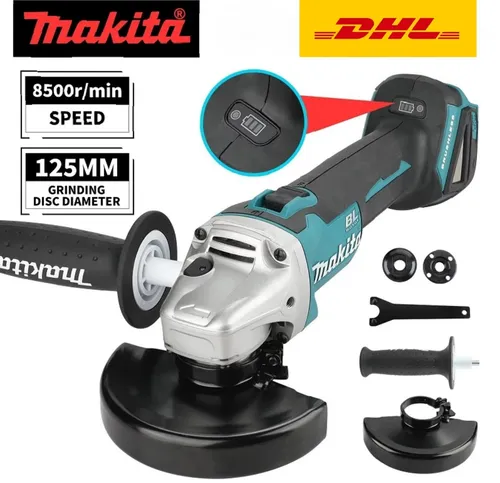 Makita DGA504Z - Akku-Winkelschleifer 18V, 125 mm, bürstenloser Motor für mehr Ausdauer und Sicherheit mit ADT und AFT