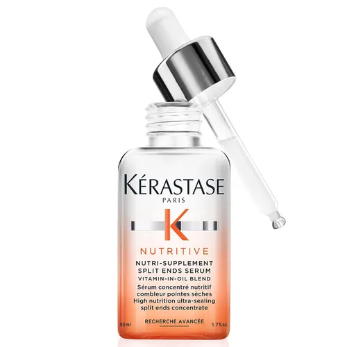 Kérastase Nutritive Serum für strapazierte Haarspitzen - Haartherapie, feuchtigkeitsspendendes Serum mit 50 ml für geschmeidige und gesunde Spitzen.
