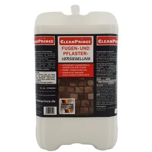 CleanPrince Fugenfestiger 5 Liter - Fugen- und Pflasterversiegelung - Fugenmörtel, verhindert Auskehren und Unkrautwuchs, wasserdampfdurchlässig und gebrauchsfertig für einfache Anwendung.