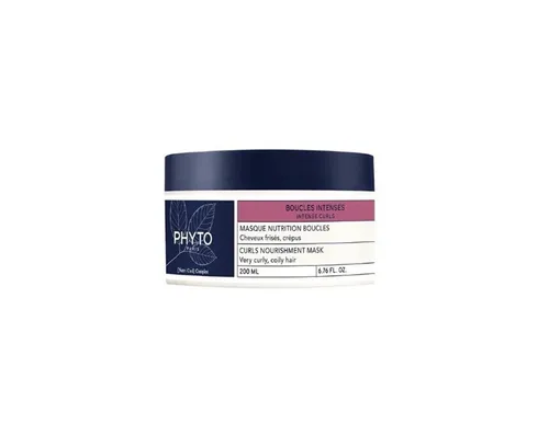 Phyto Masque Nutrition Boucles Intenses 200 ml - Pflege-Maske für krauses und lockiges Haar, spendet intensive Feuchtigkeit und sorgt für geschmeidige Locken.