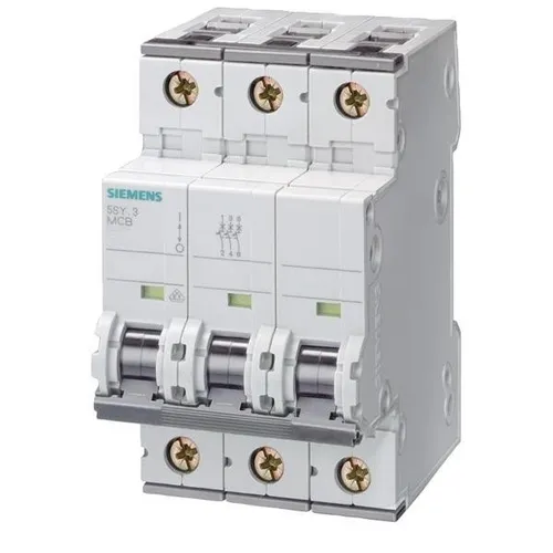 Siemens 5SY4380-7 Leitungsschutzschalter - Trenn- & Lastschalter, 3-polig, 80A, 10kA Bemessungsschaltvermögen, ideal für industrielle Anwendungen und hohe Sicherheit.