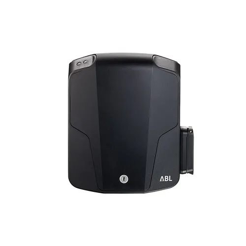 ABL Wallbox eMH1 11kW Typ 2 Steckdose schwarz - Wallbox für effizientes Laden von Elektrofahrzeugen, mit 11 kW Leistung und robustem Design für sichere Wandmontage.