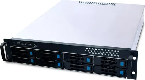 FANTEC SRC-2080X07-12G/6G-BCE 8xSAS&SATA Gehäuse ohne Netzteil - Robustes 2 HE Gehäuse für 8xSAS&SATA, ideal für den professionellen Einsatz in Serverumgebungen. Hohe Flexibilität und Kompatibilität für Ihre Speicherlösungen.
