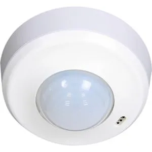 BEG Brück Electronic Präsenzmelder PD2-M-1C-AP - Bewegungsmelder mit passivem Infrarotsensor, ideal für effektive Präsenzüberwachung bis 12 m² und optimaler Montagehöhe von 2,5 m.